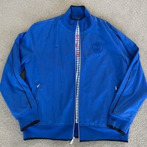 Rare Nike FFF blue jacket with gingham lining XL